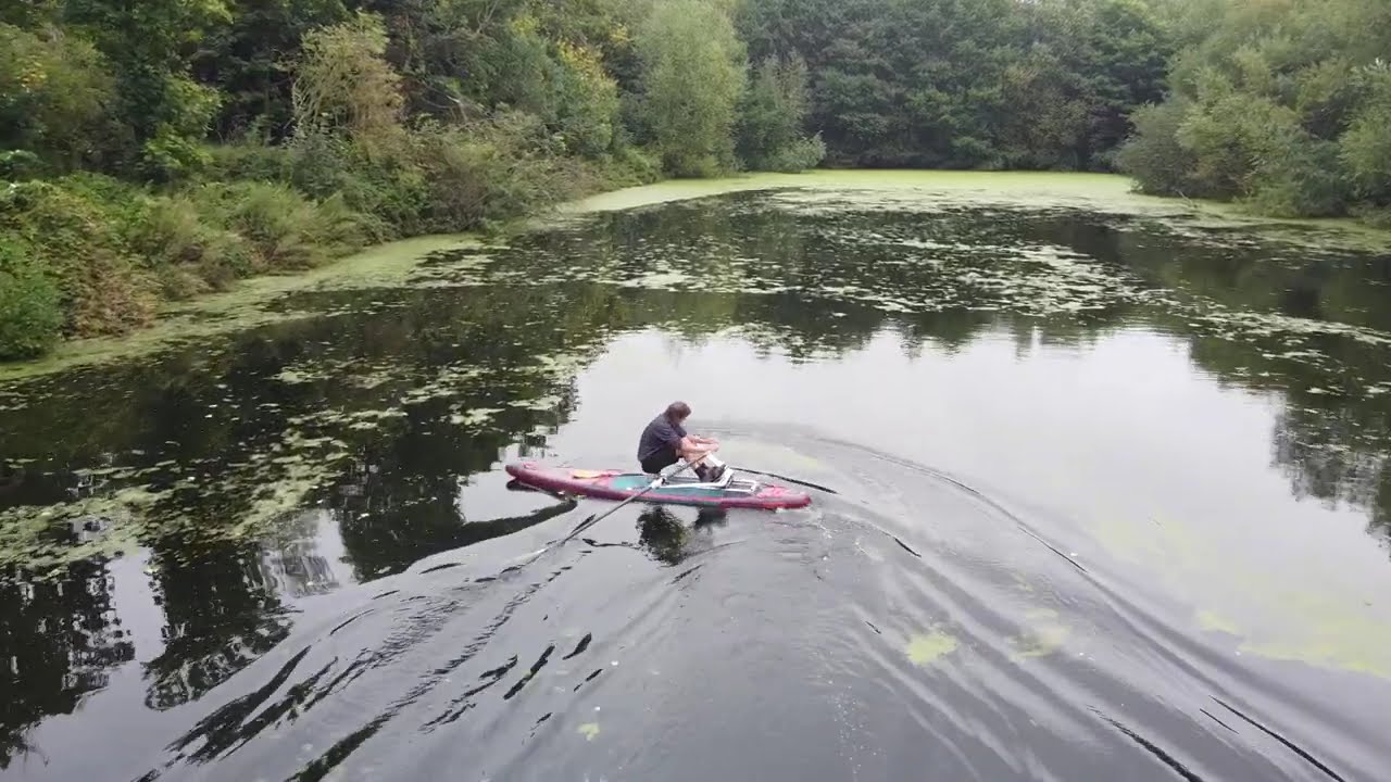 RowSUP sculling on a Lake 2