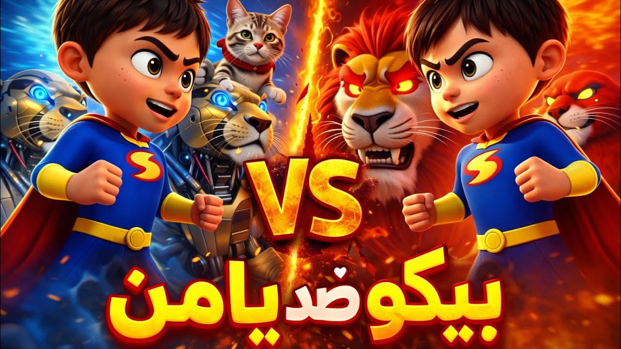 بيكو ضد يامن — سباق الأسود الروبوتية! من سيفوز؟