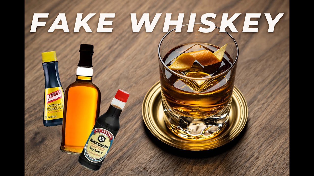 How to Make Fake Whiskey | Cocktail Photography
