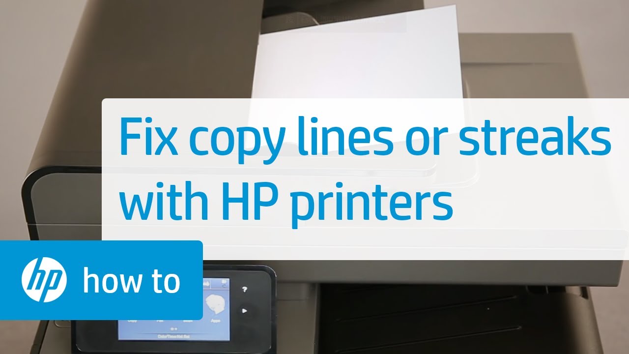 Lines or Streaks When Copying | HP