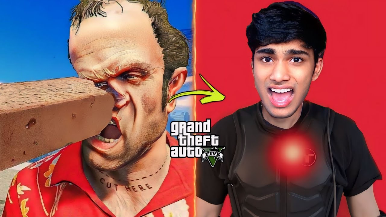 GTA V But Damages Are Super Real ( PAINFUL JACKET )
