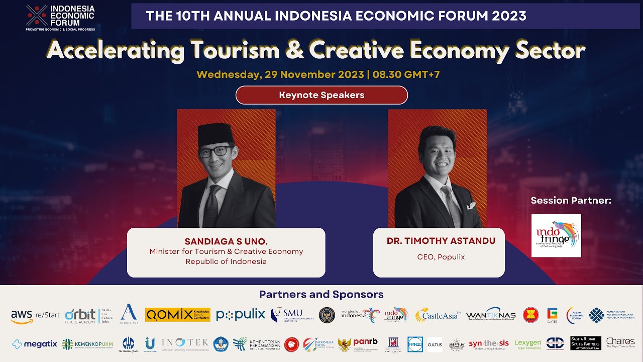Accelerating Tourism and Creative Economy | The 10th Annual IEF 2023