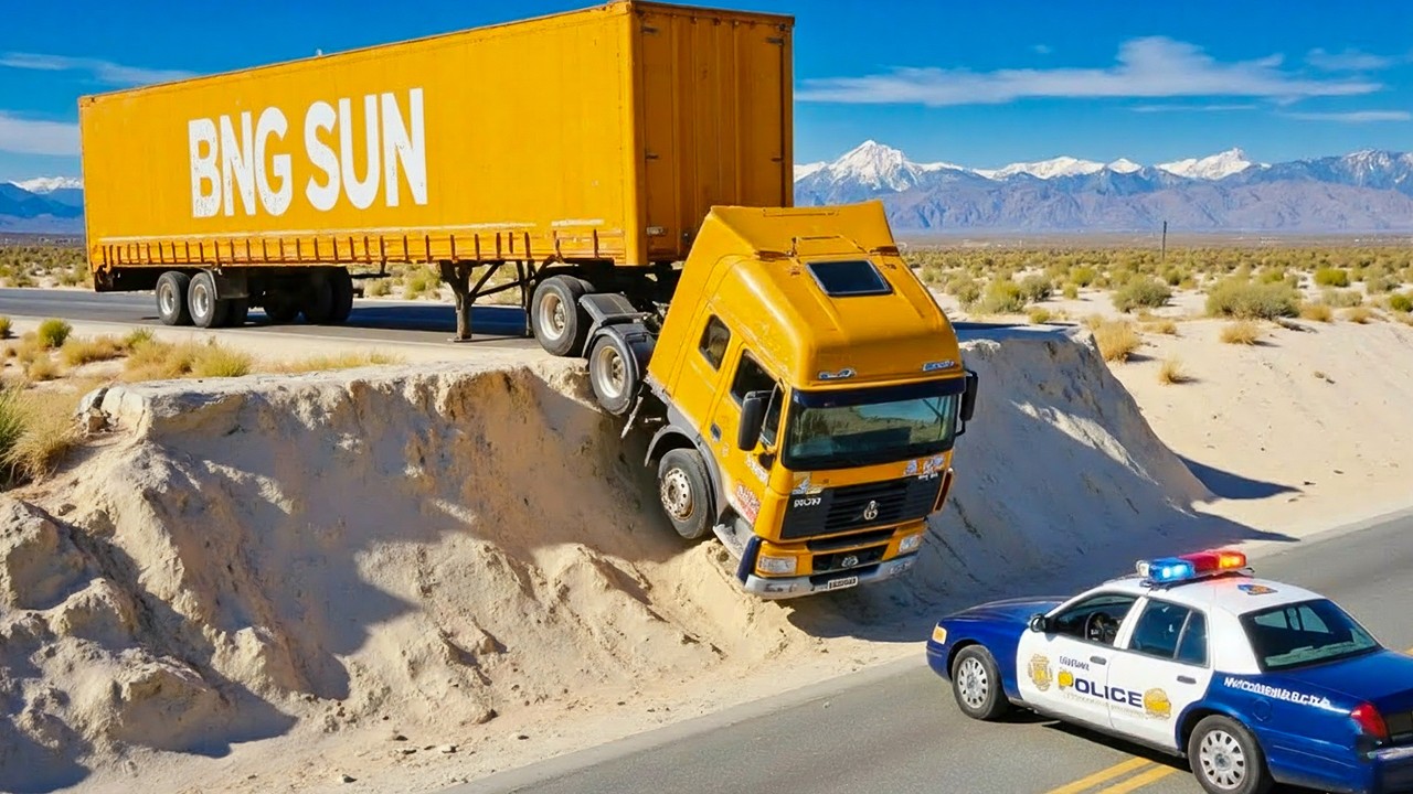 Cars vs Unfinished Road Challenge #4 in BeamNG Drive!