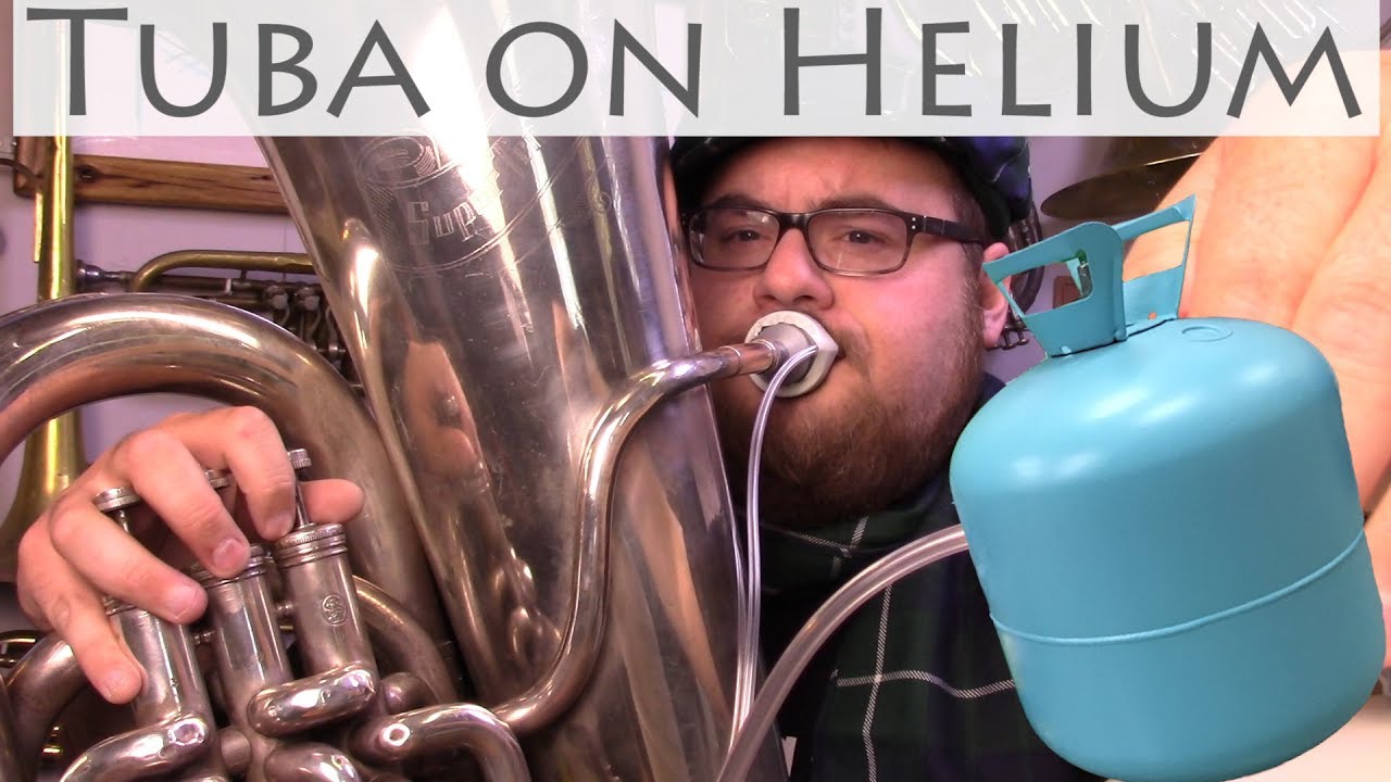 What happens when you play a Tuba On Helium?