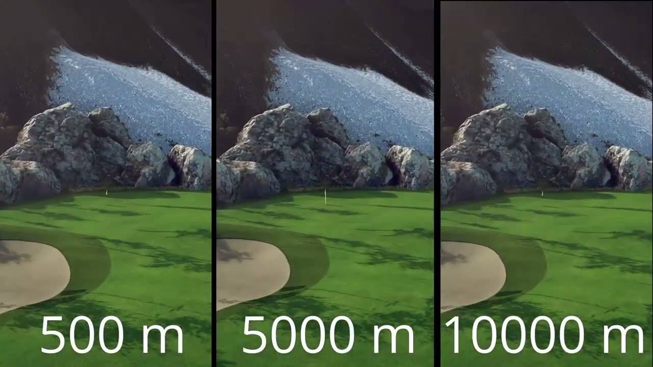 GSPro - Draw Distance Examples