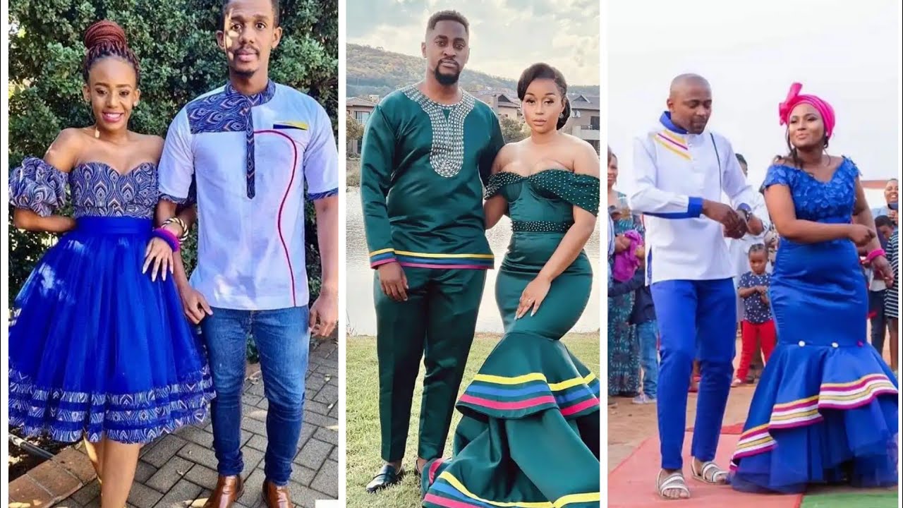 sepedi traditional attire for couples