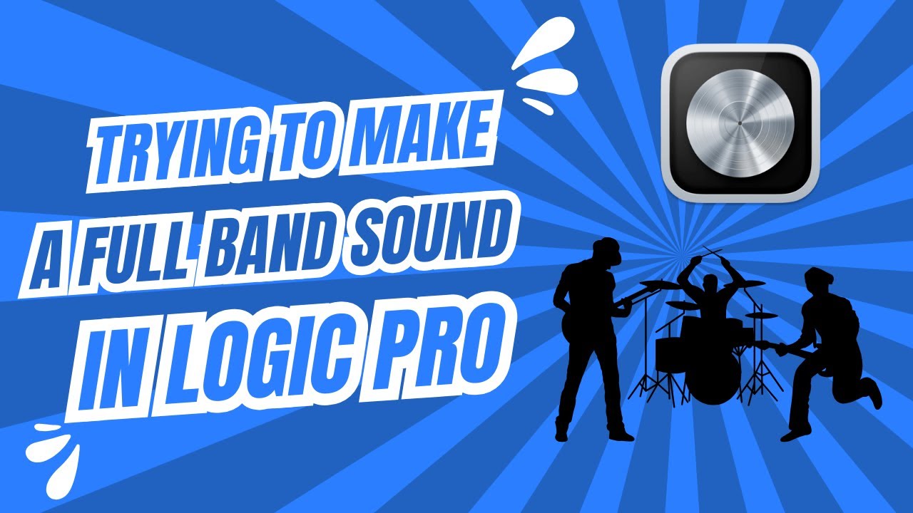 Trying to make a full band sound in logic pro LIVE stream