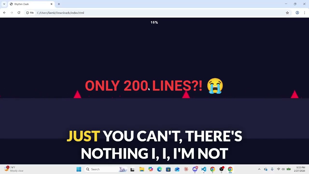 I Let AI Try to Code Geometry Dash… It Got CRAZY