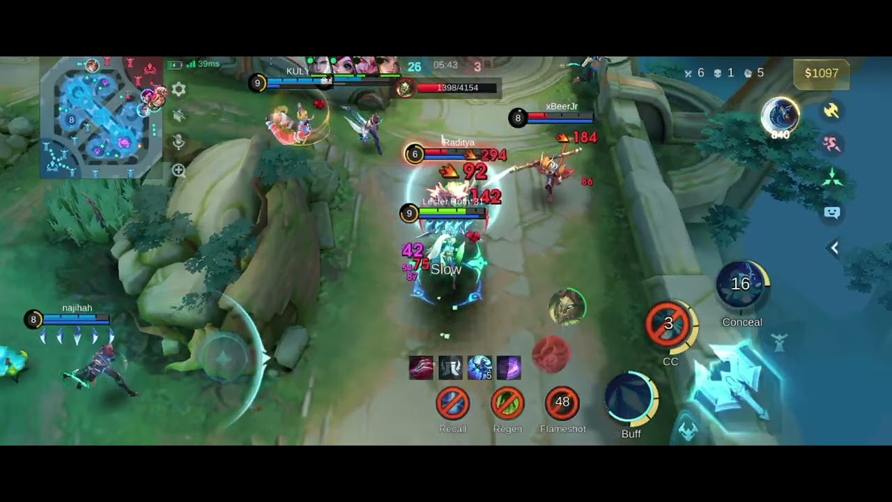 Cara bermain classic pada mobile legends auto kill berlimpa || mobile legends versi bang