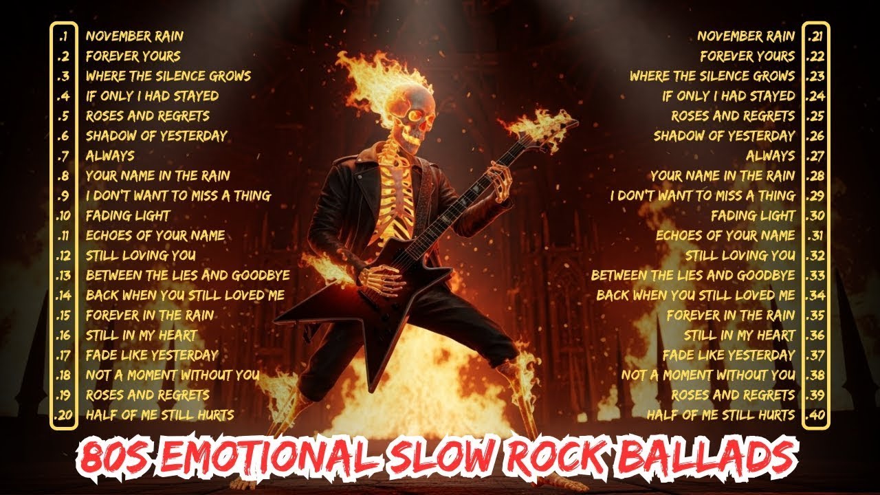 Slow Rock Ballads for Sweet Memories | Emotional Love Songs That Stay Forever