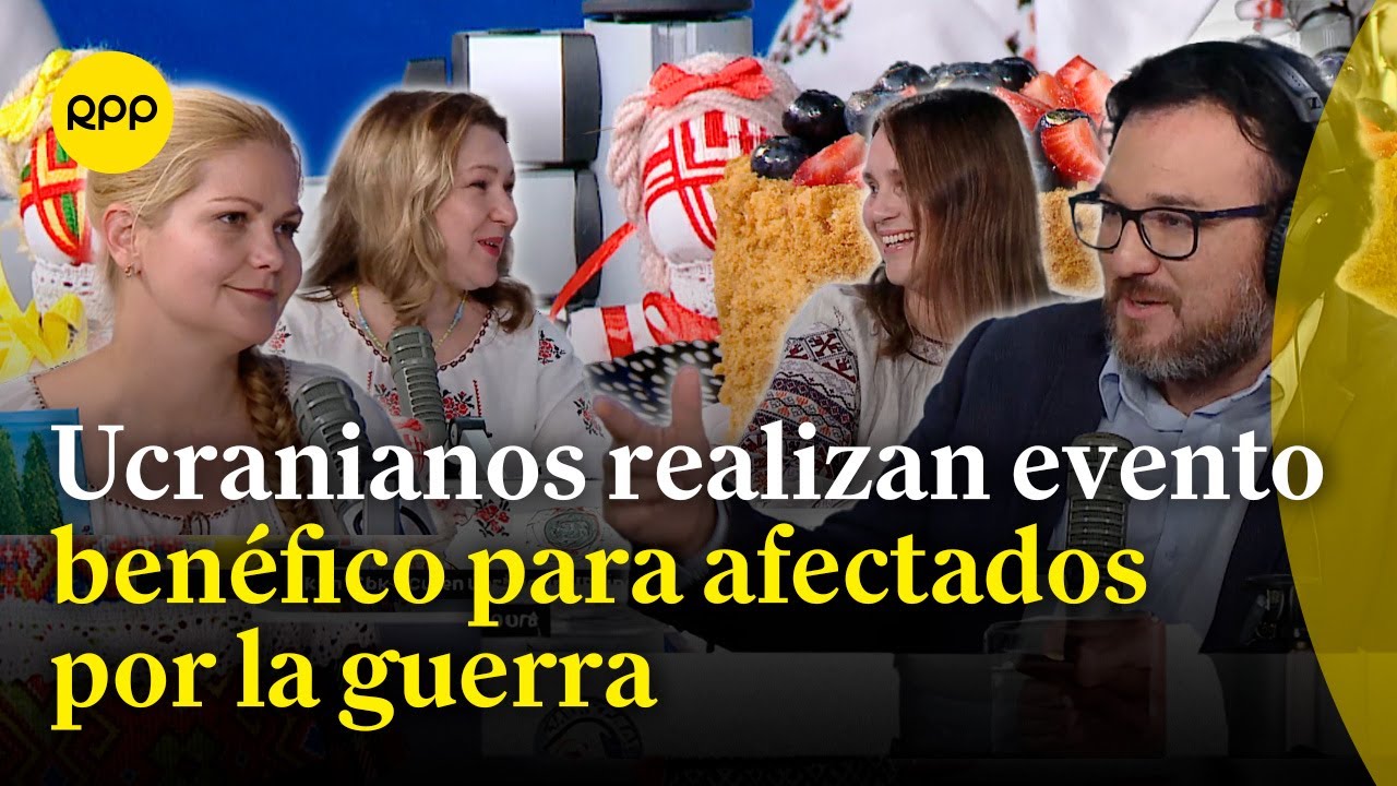 Ucranianos en Perú realizan evento benéfico para afectados por la guerra
