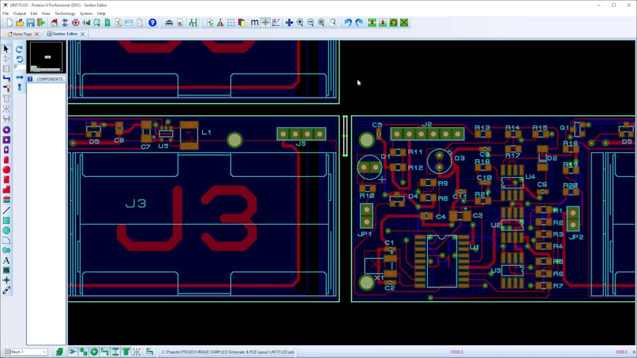 Proteus Design Suite PCB Panels