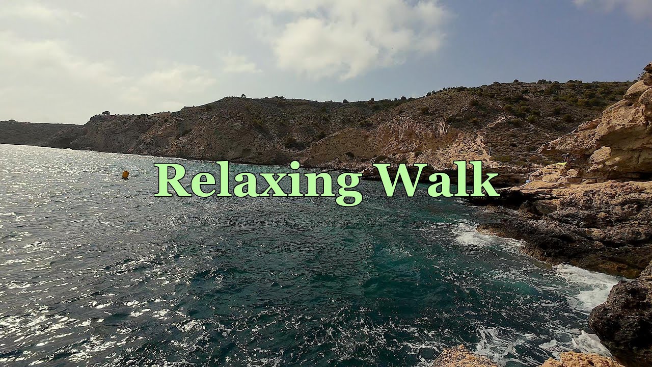 A relaxing stroll through rocky coves and pebble beaches in 4K | Soothing sounds of nature
