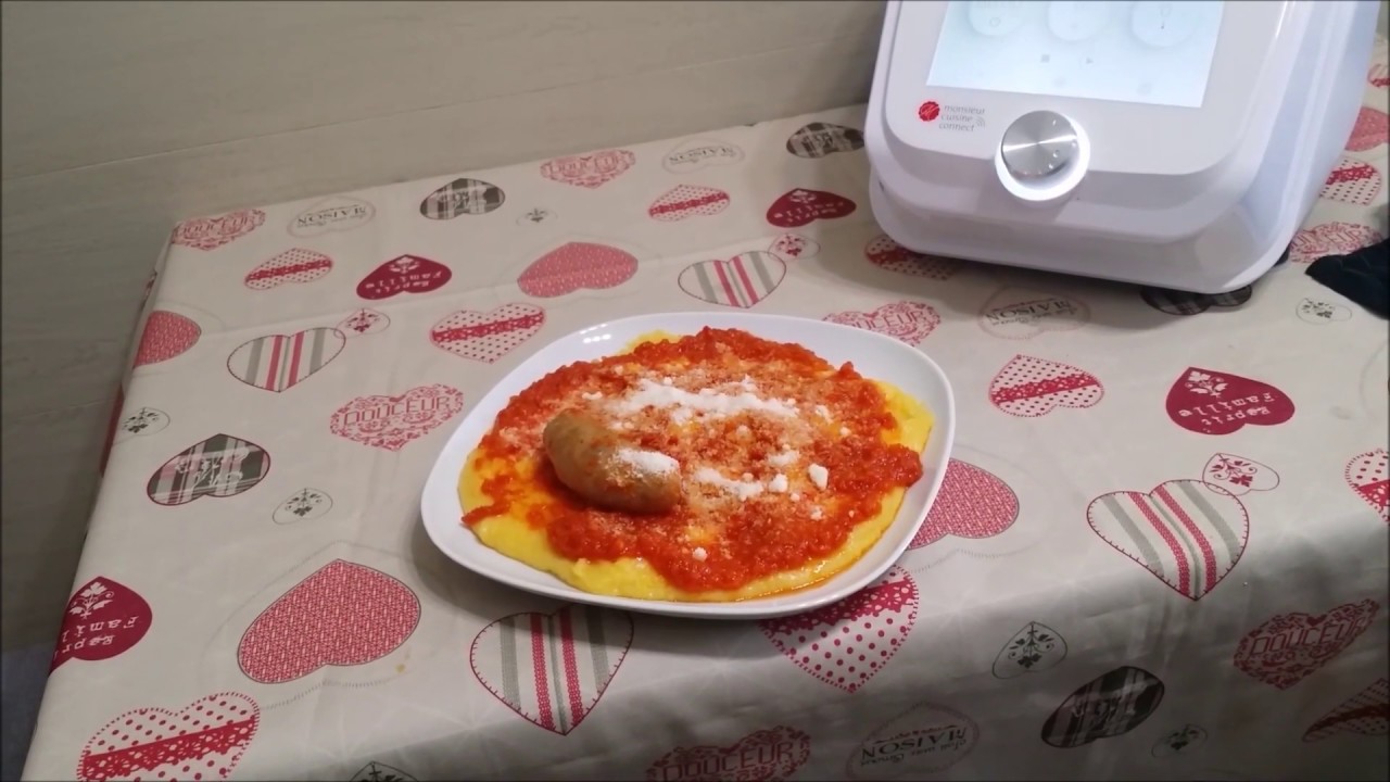 Polenta con Sugo di Salsicce Ricetta per Monsieur Cuisine Connect e Plus