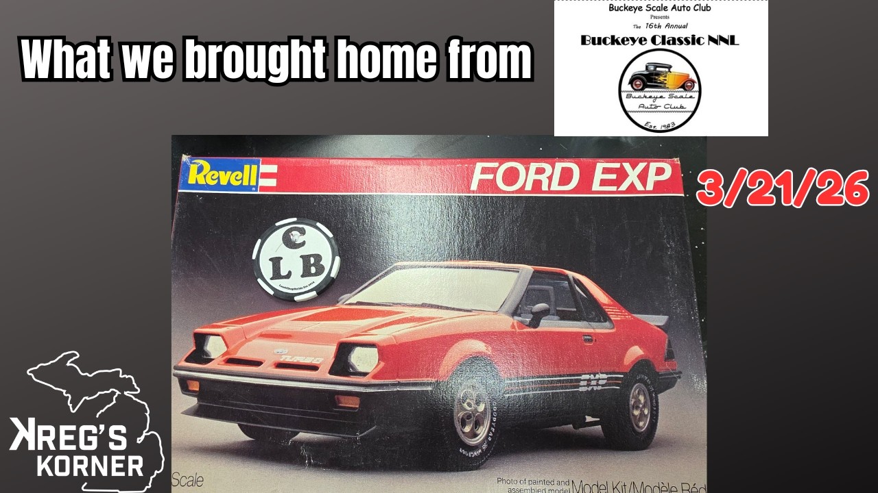 Несколько предметов, которые мы привезли домой с выставки Buckeye Classic 2026. #modelcars #gaahleri
