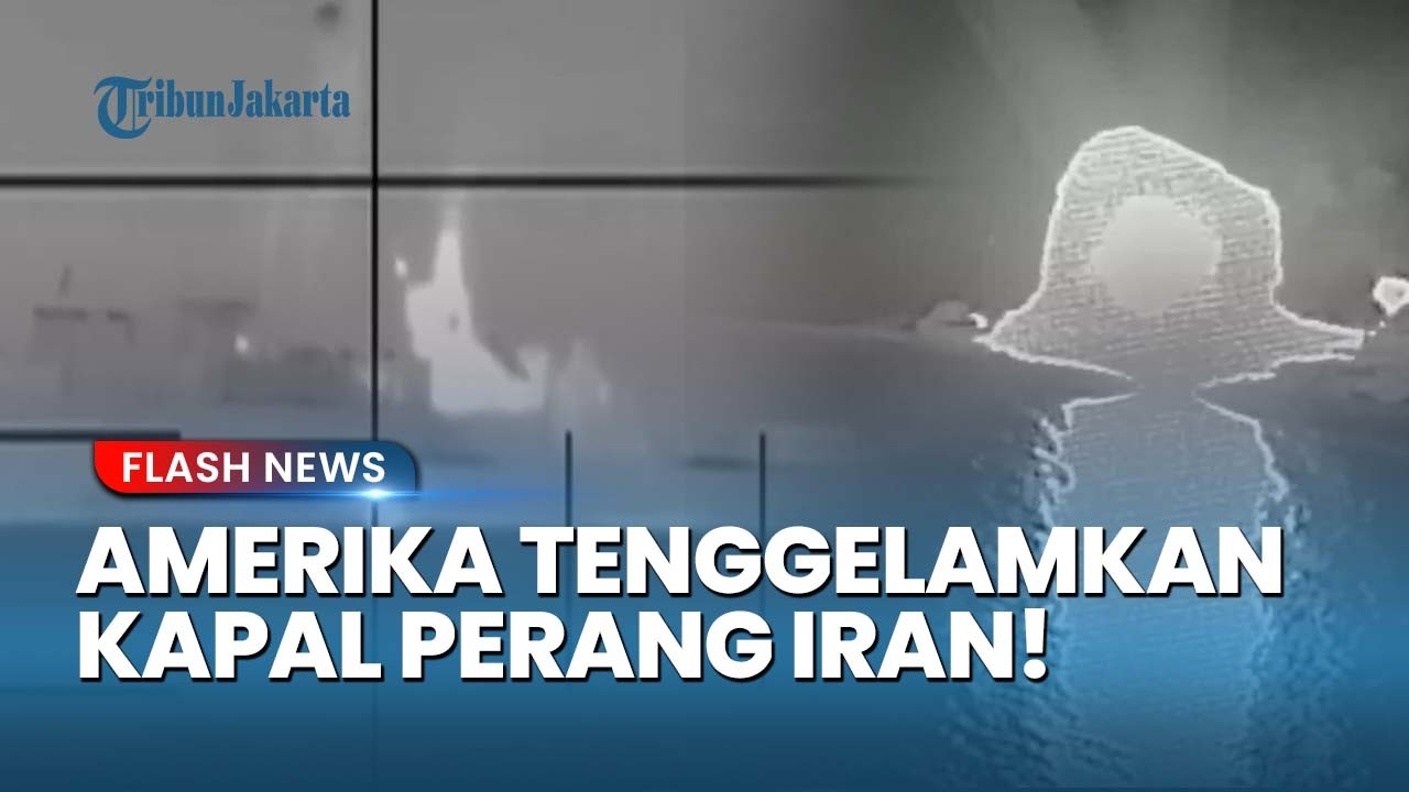 IRAN KENA SERANGAN BERUNTUN! Kapal Selam Amerika Tenggelamkan Fregat Iran, 87 Pelaut Tewas