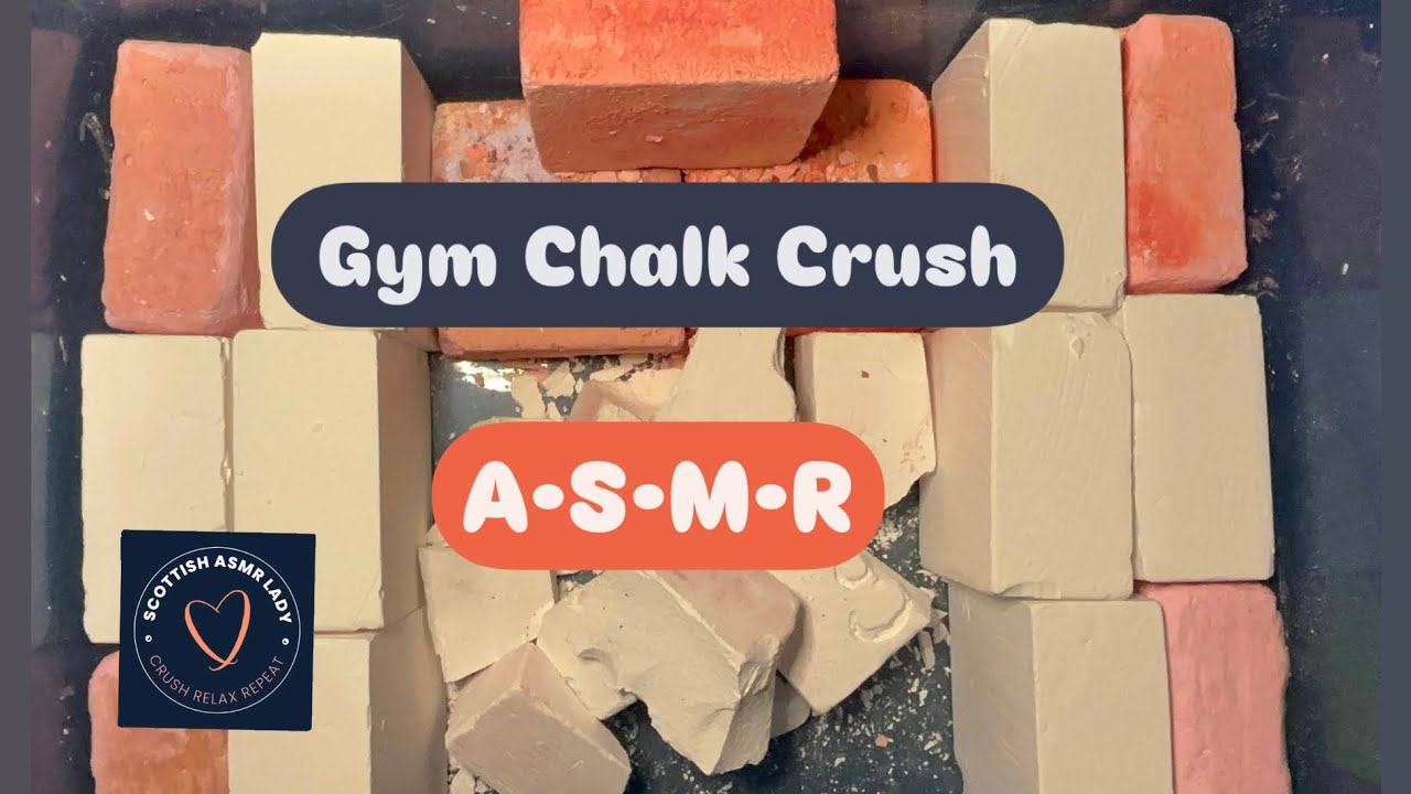 Gym Chalk Crush ASMR | Oddly Satisfying