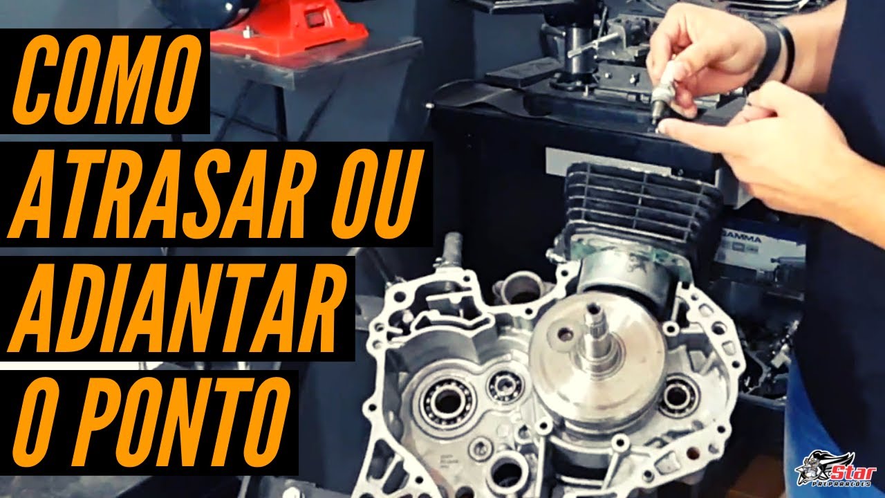 Como Adiantar ou Atrasar o Ponto da Moto - PARTE 01 I Star Preparações