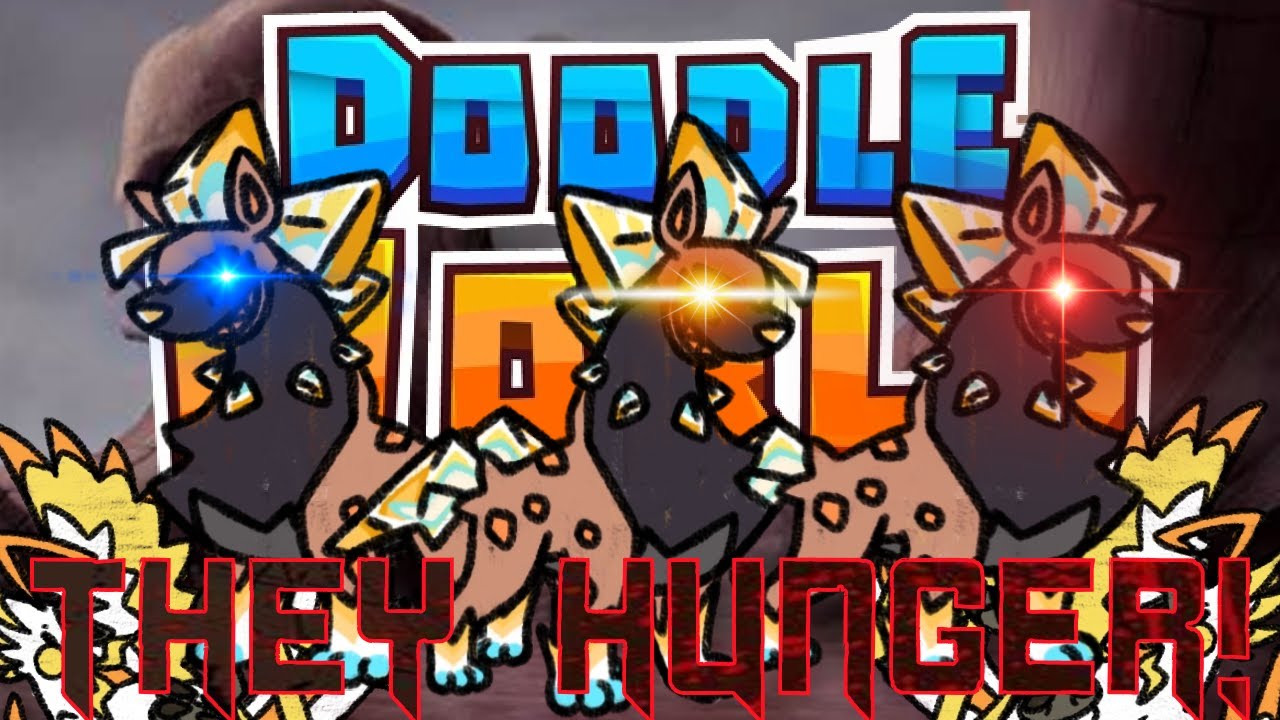 Hahayena Devours ITS PREY! Doodle World PvP Showcase