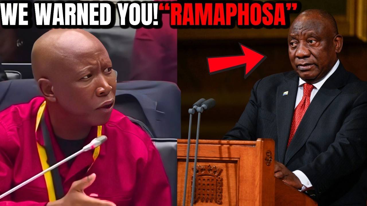 JULIUS MALEMA CONFRONTS RAMAPHOSA LIVE IN SONA—“YOU ARE A FAILURE”