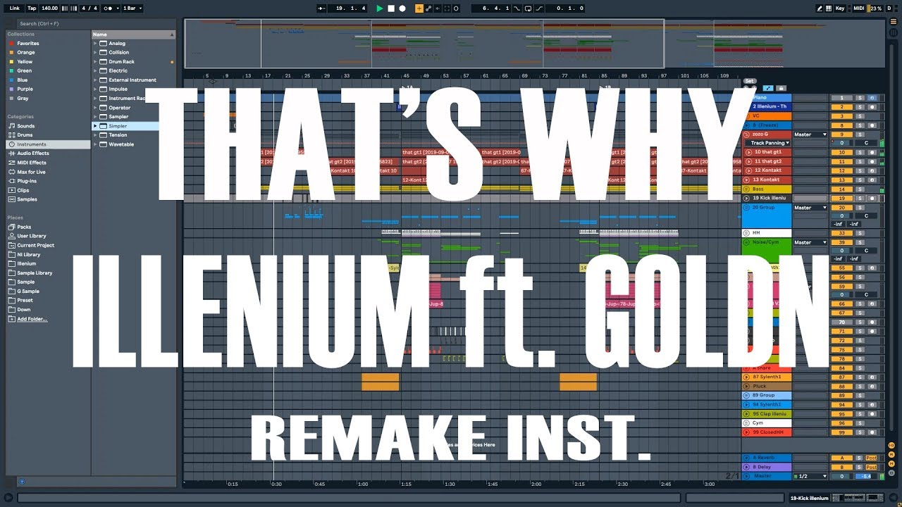 ILLENIUM, GOLDN - That’s Why Full remake Instrumental