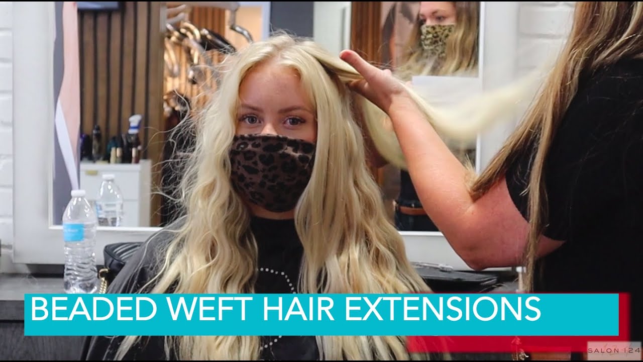 BELLAMI PRO BEADED WEFT HAIR EXTENSIONS // LONG HAIR // BEADED WEAVE METHOD // SALON 124 GROUP