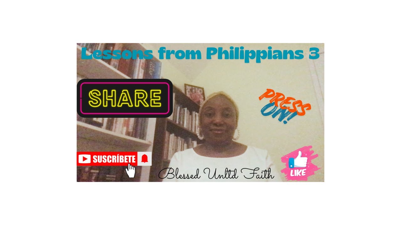 Lessons from Philippians 3