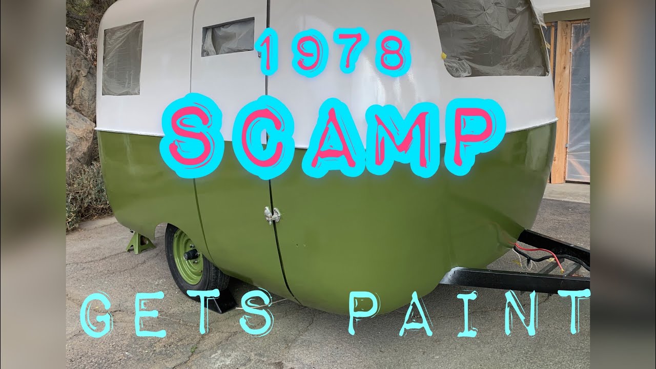 Scamp Trailer Painted | Top To Be Re-Painted