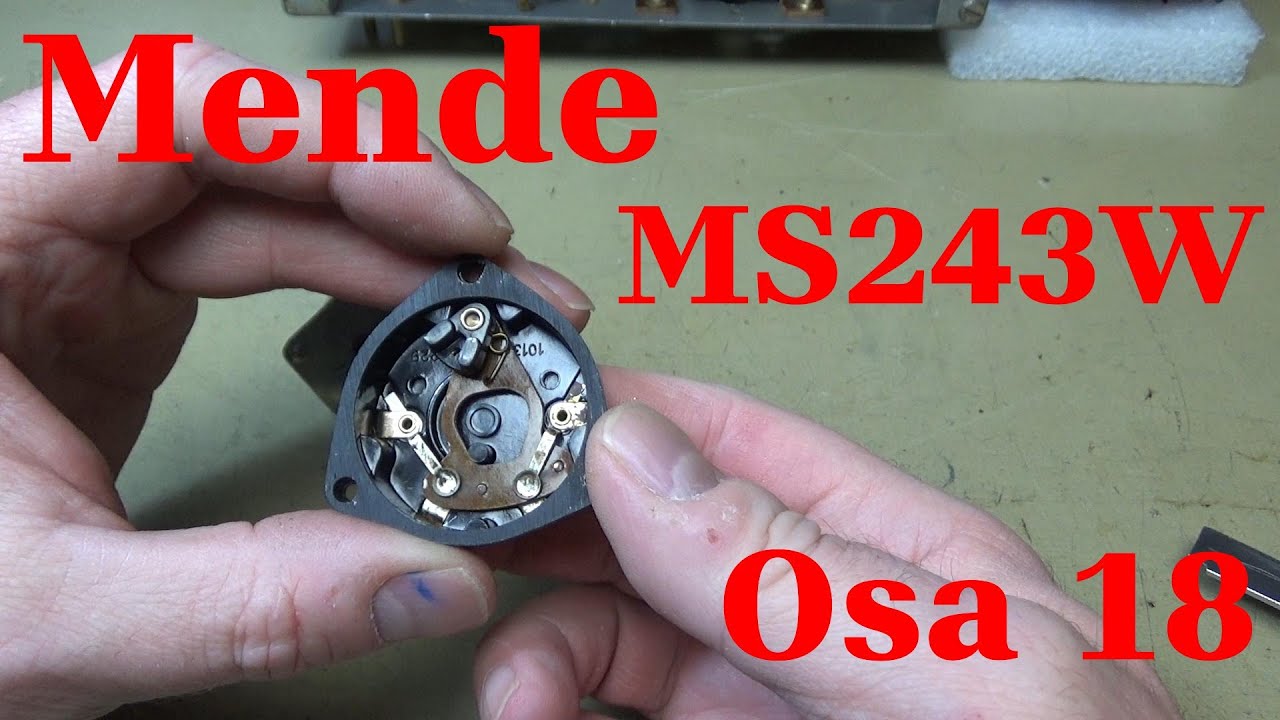Mende MS243W. Osa 18. Virtakytkimen korjaus.