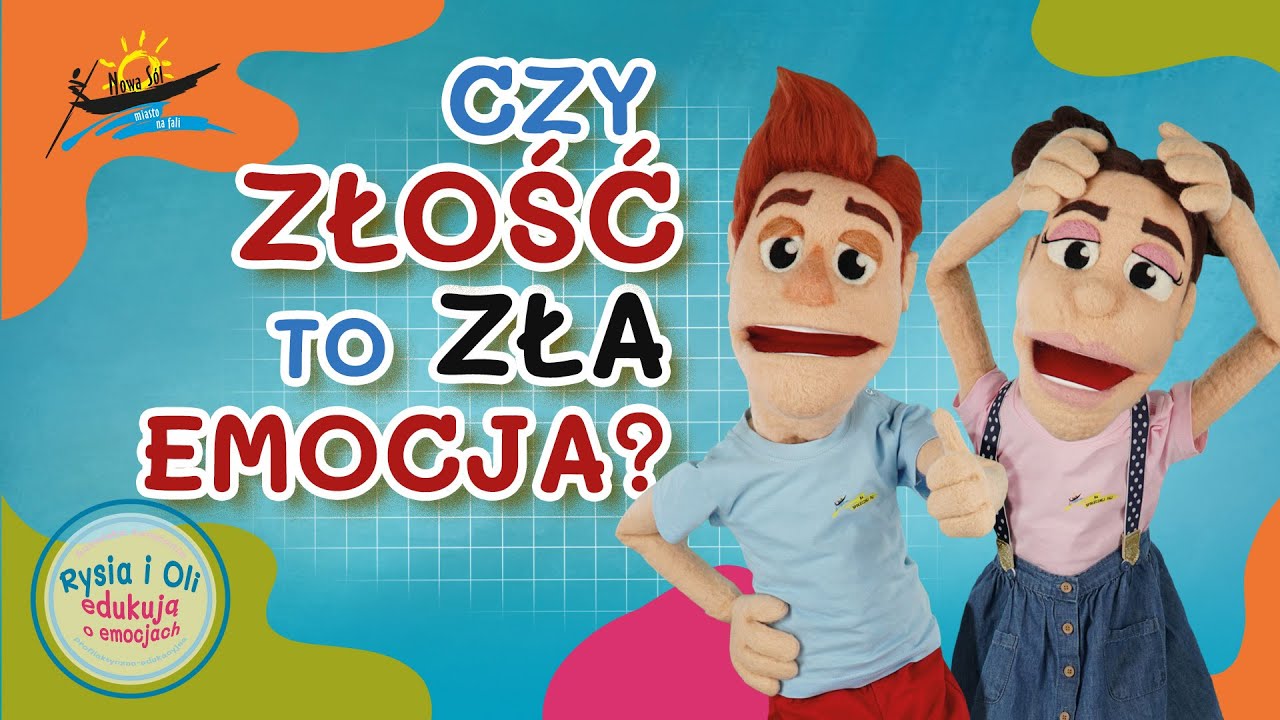 Emocja "Czy złość to zła emocja?" - Rysia i Oli edukują o emocjach