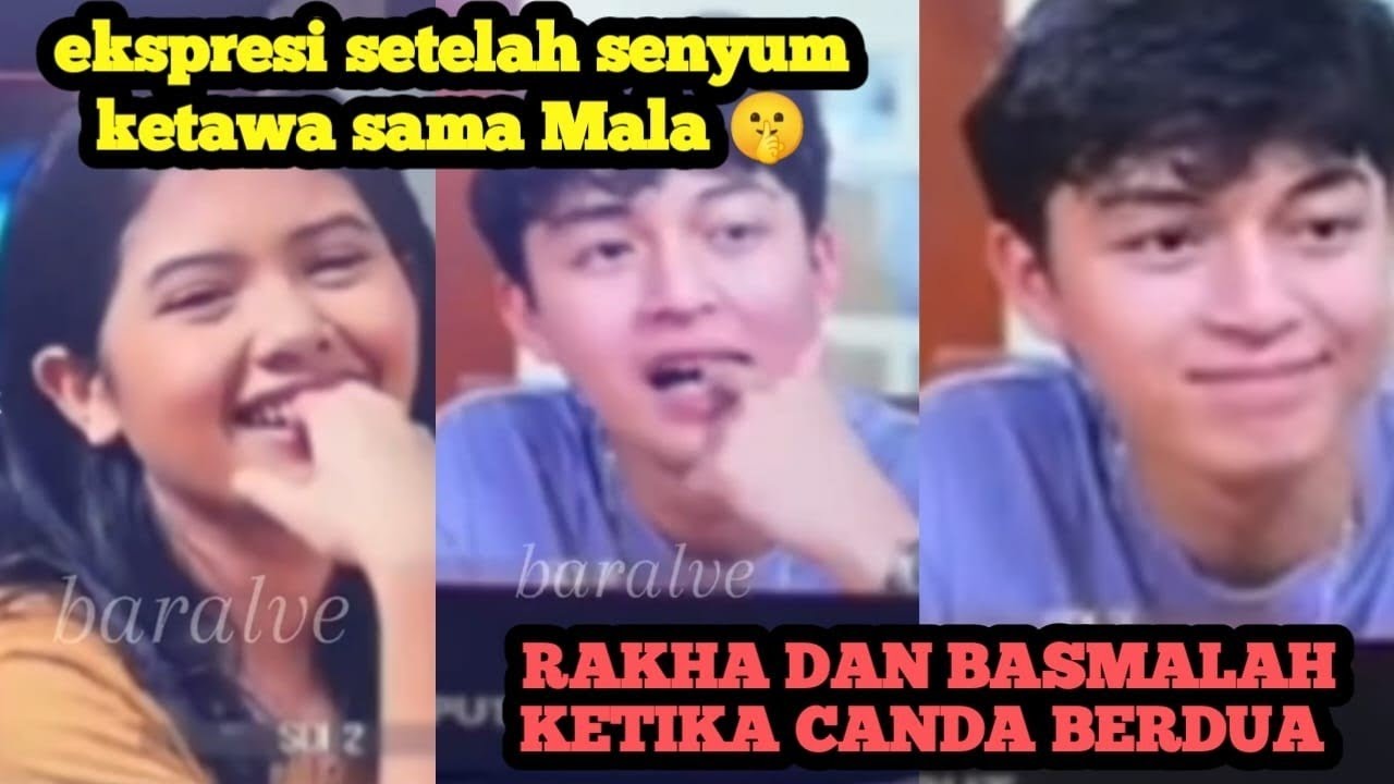 EKSPRESI KEDUANYA SETELAH KETAWA BARENG ‼️ Rakha Dan Basmalah Begini Aslinya 🤫