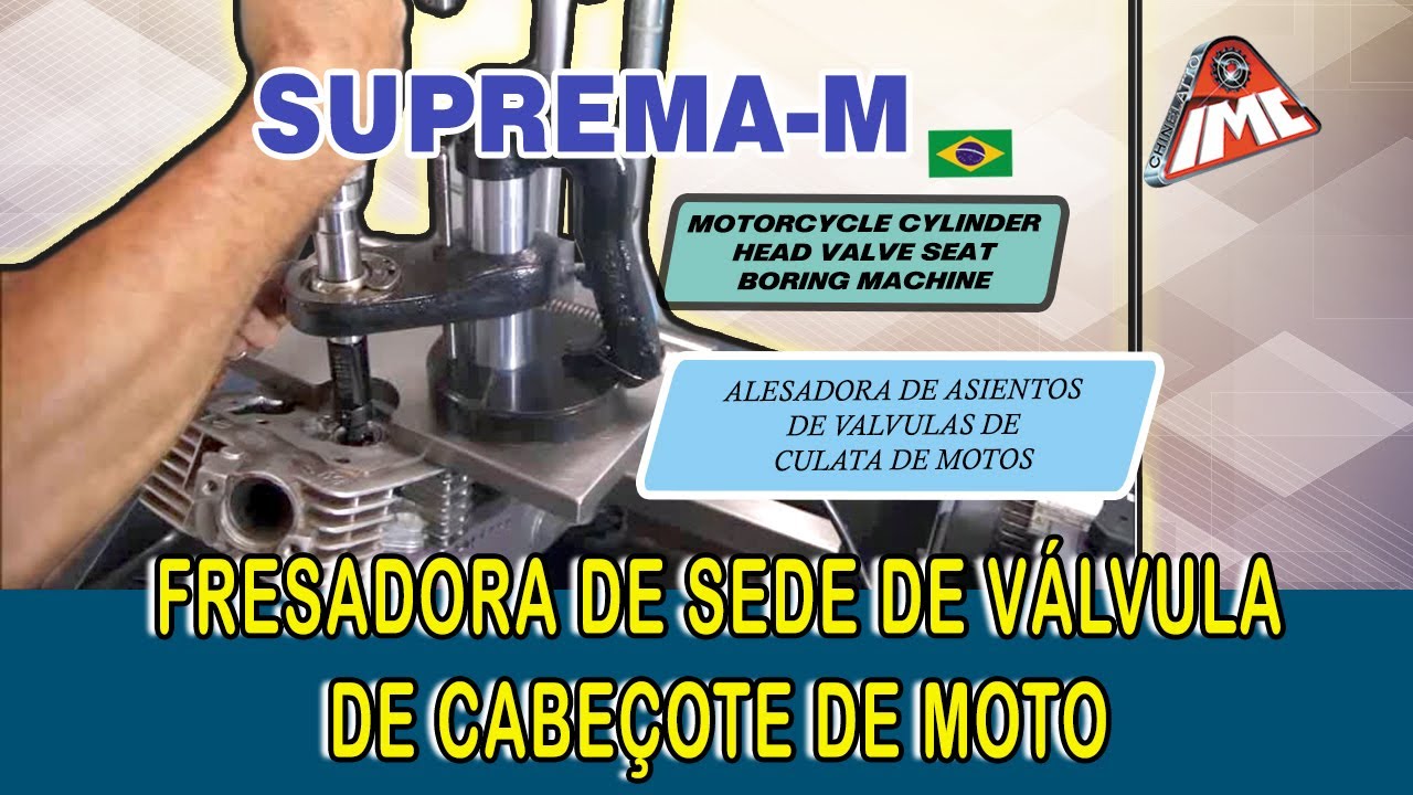 SUPREMA-M - FRESADORA DE SEDE DE CABEÇOTE DE MOTO