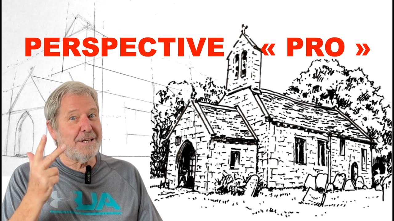Comment dessiner la PERSPECTIVE avec 3 POINTS DE FUITE ?