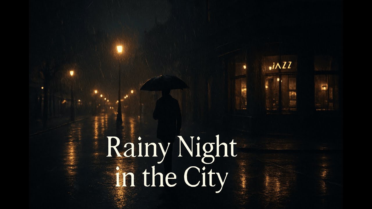 Rainy Night in the City &mdash; 1 Hour of Cinematic Jazz for Relax & Study 🌧️🎷