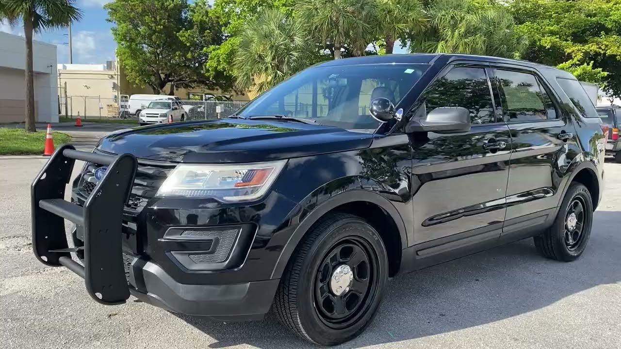 2018 Ford Police Interceptor Utility FPIU 61k miles walkaround
