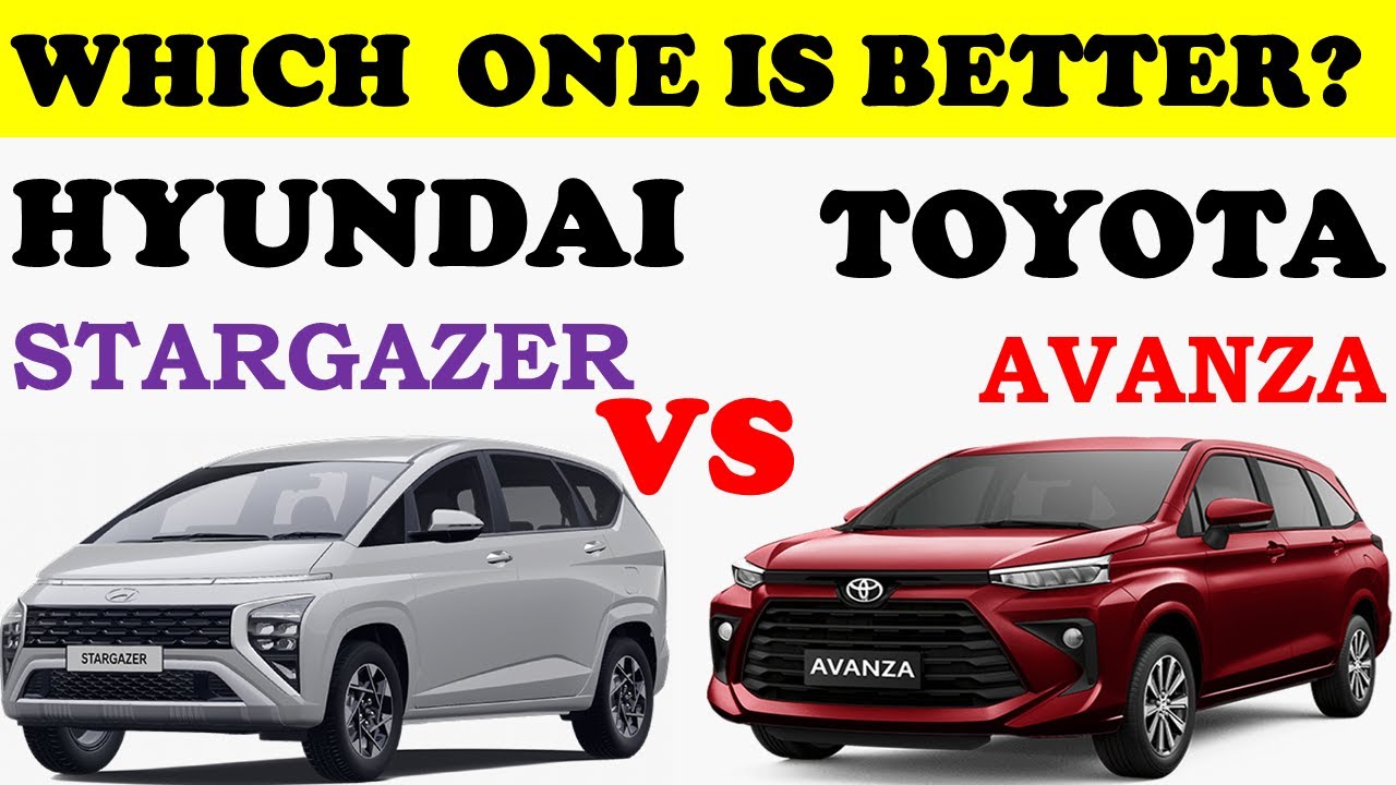 The New Hyundai STARGAZER Vs Toyota AVANZA | Best Car Comparison