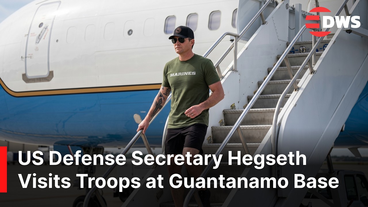BREAKING: US Defense Chief Hegseth Lands at Guantanamo Bay, Meets Troops Amid Rising Tensions | AC14