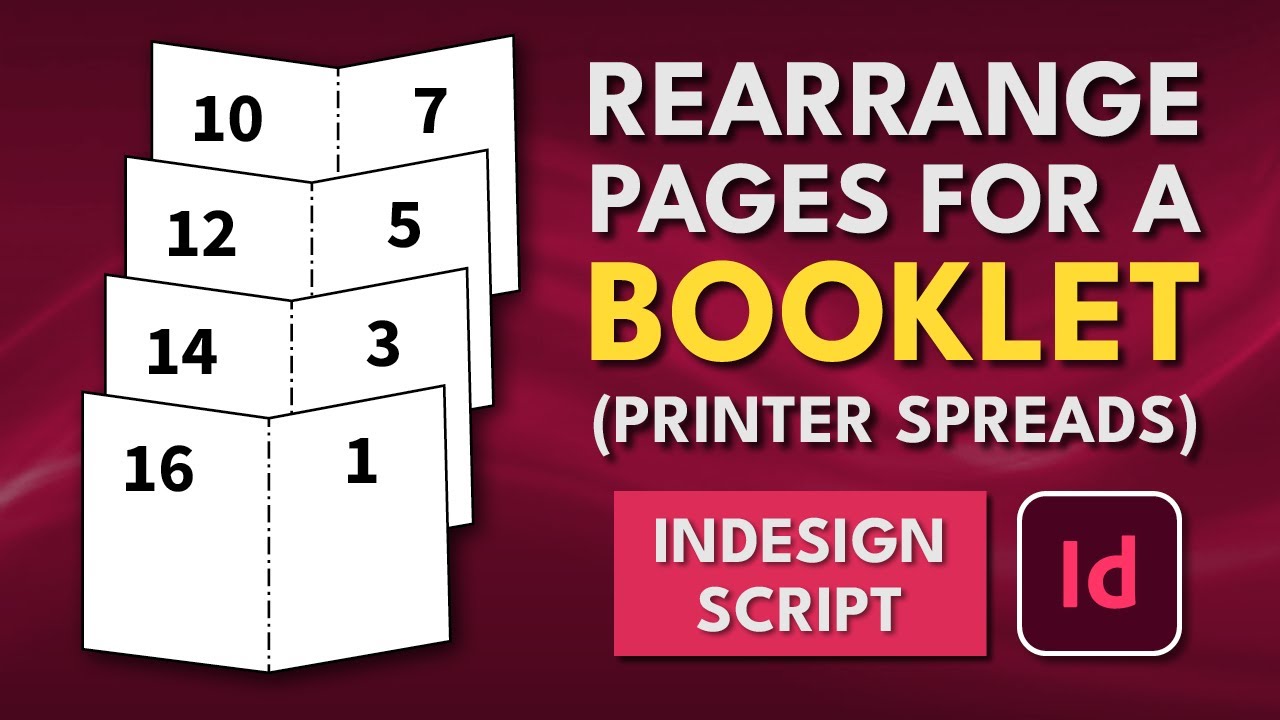 InDesign Script Printer Spreads