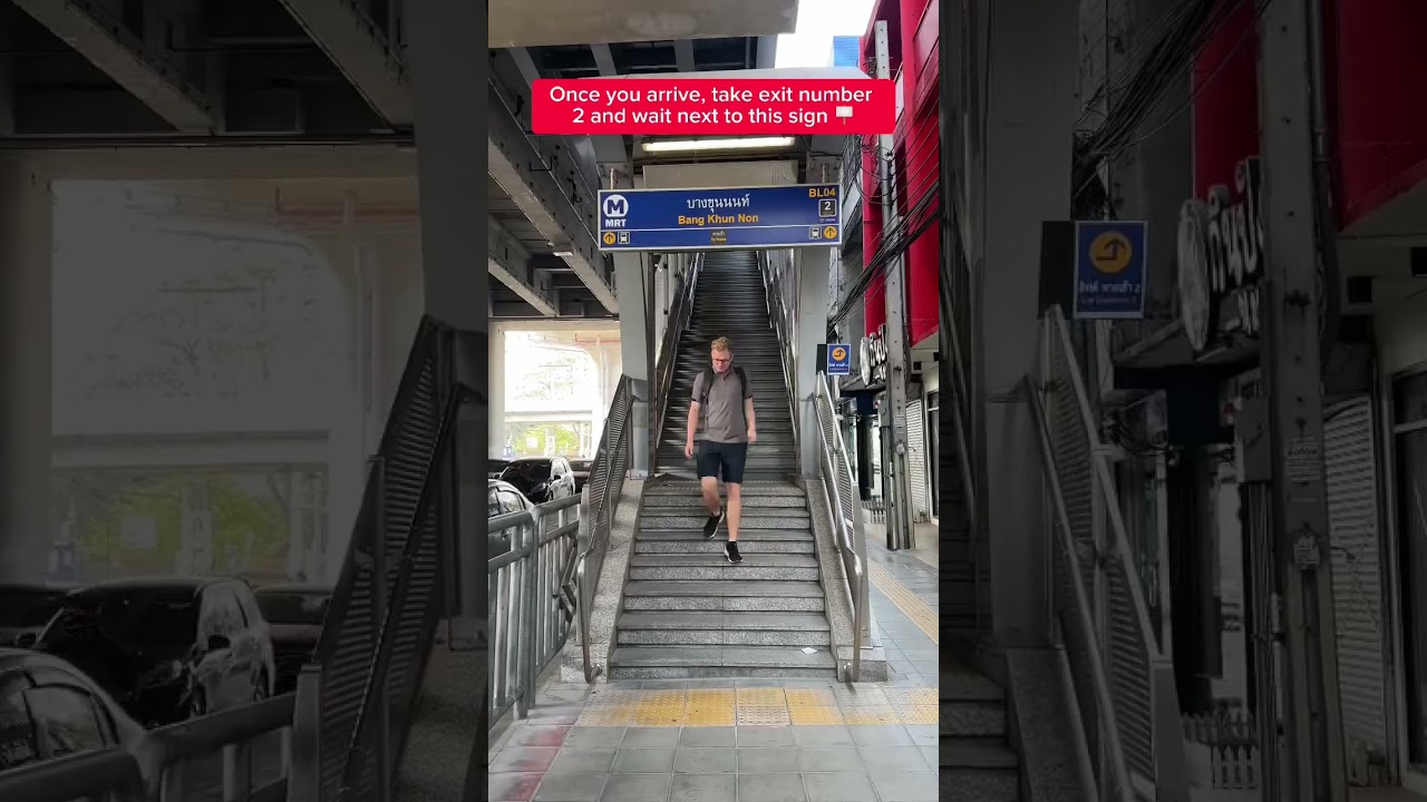 Free shuttle bus to the floating markets of Bangkok 🚌💨