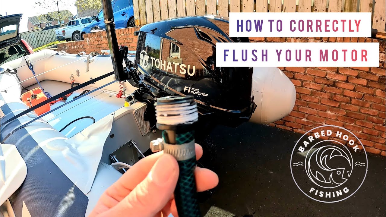 Промывка подвесного мотора Tohatsu Efi 20 л.с.