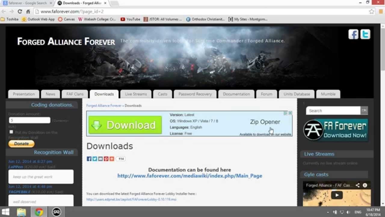 FAForever Download Instructions