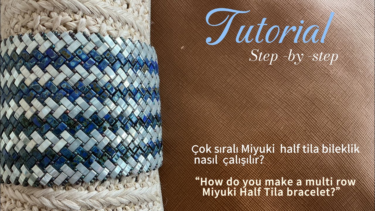 Çoklu sıra Miyuki Half Tila nasıl yapılır? “How do you make a multi-row Miyuki Half Tila “ Algoritma