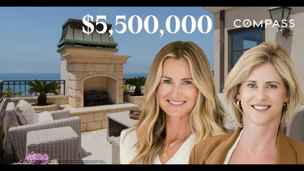 Del Mar property tour, Stratford Court $5.5M, Tuscan inspired villa