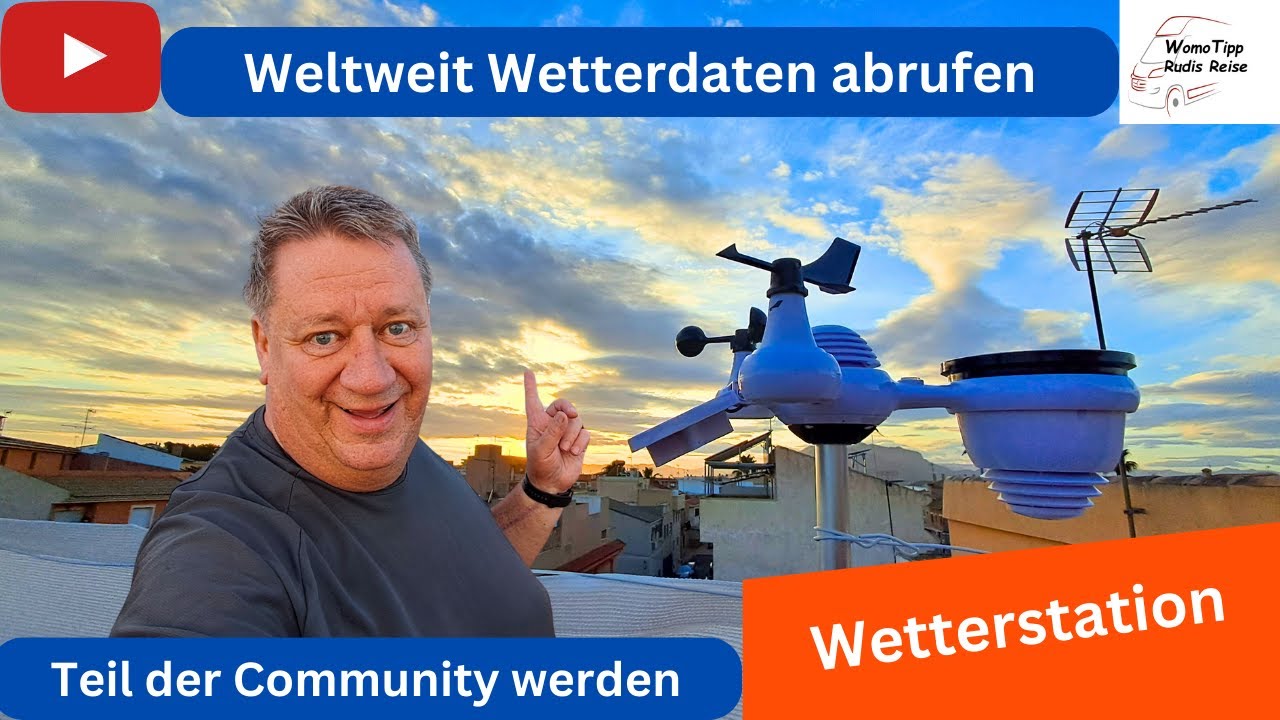 Wetterstation - aufbauen und bei Weatherunderground anmelden. Weltweit Wetterdaten abrufen