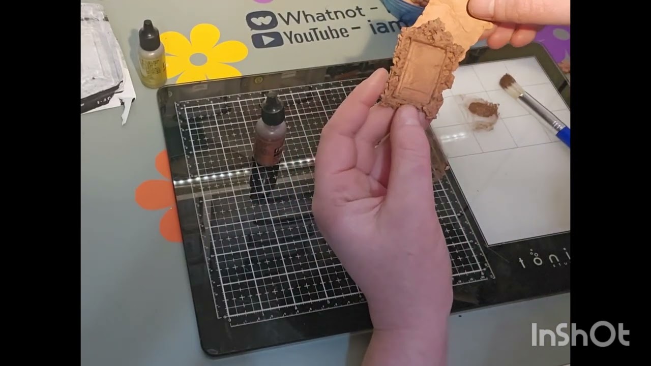 Tim Holtz Foundry Wax + Air dry clay 