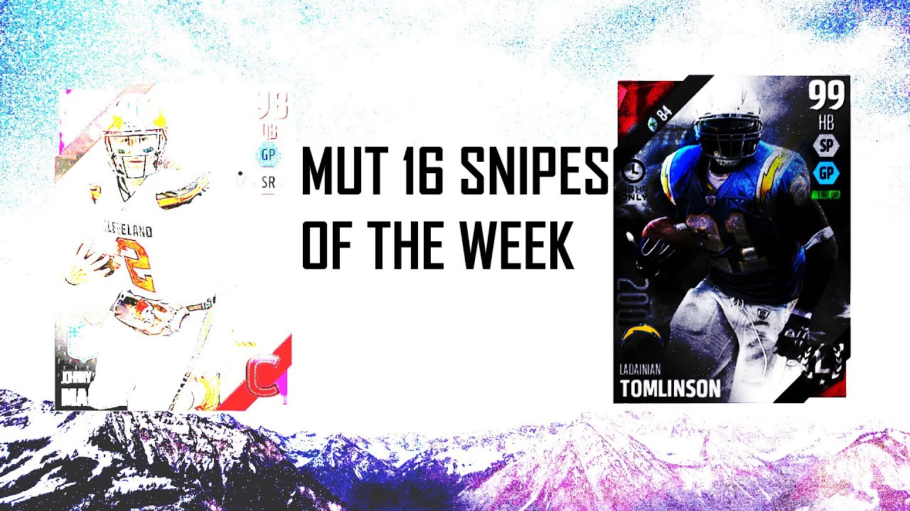 MUT 16 Snipes of the Week.. Kinda