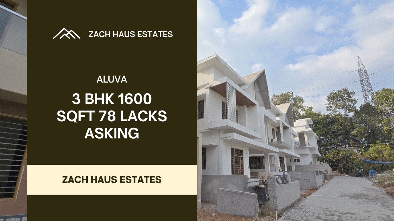 House For Sale Aluva, Kochi | 1600 Sqft | 4 Cents Of Land | Near Kakkanad