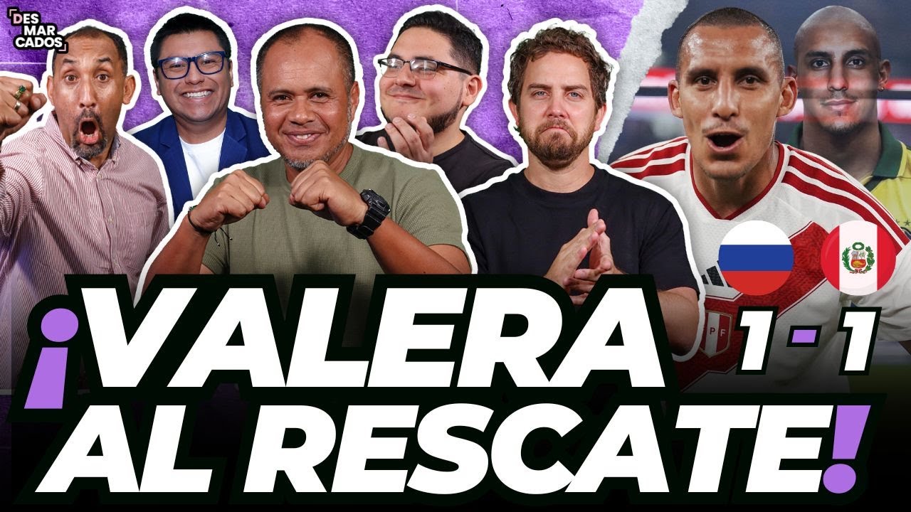 &iexcl;ALEX VALERA EN SU PRIME! RUSIA 1-1 PER&Uacute;