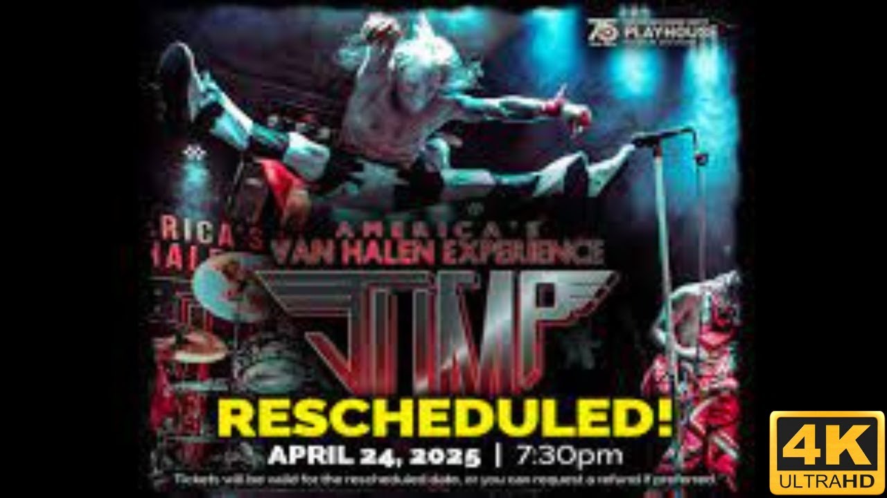 Jump: America's Van Halen Experience Live at Brown County Playhouse | April 24, 2025 | 4K
