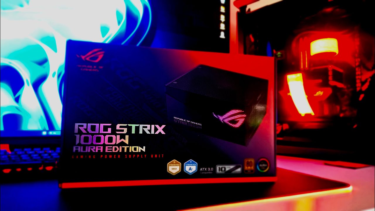 Asus 1000W Aura Edition  Rog Strix ATX 3.0  Güç Kaynağı Kutu Açılışı